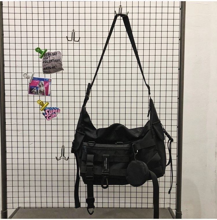 マルチポケットクロスバッグ 3WAYメッセンジャーバッグ ショルダー