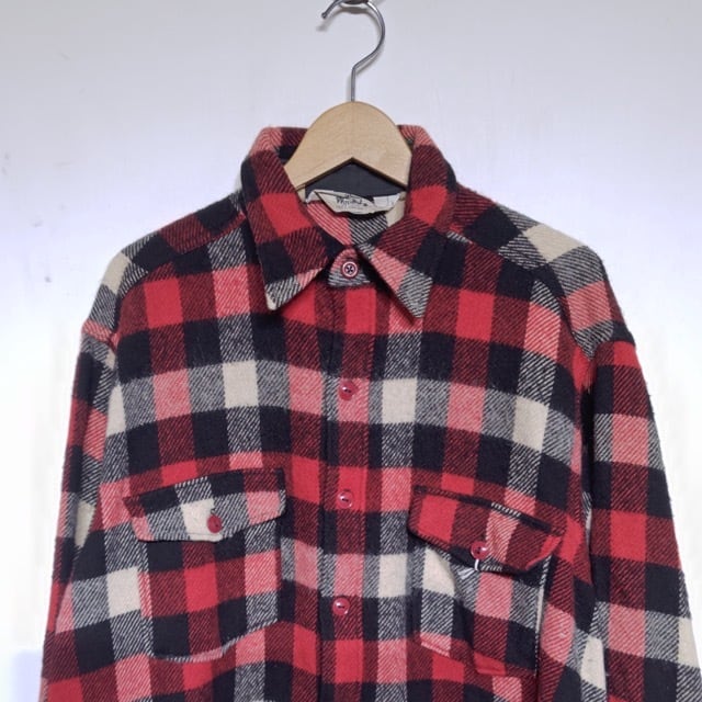 1970s Woolrich Wool Shirt CPO / 70年代 白タグ ウールリッチ 三色