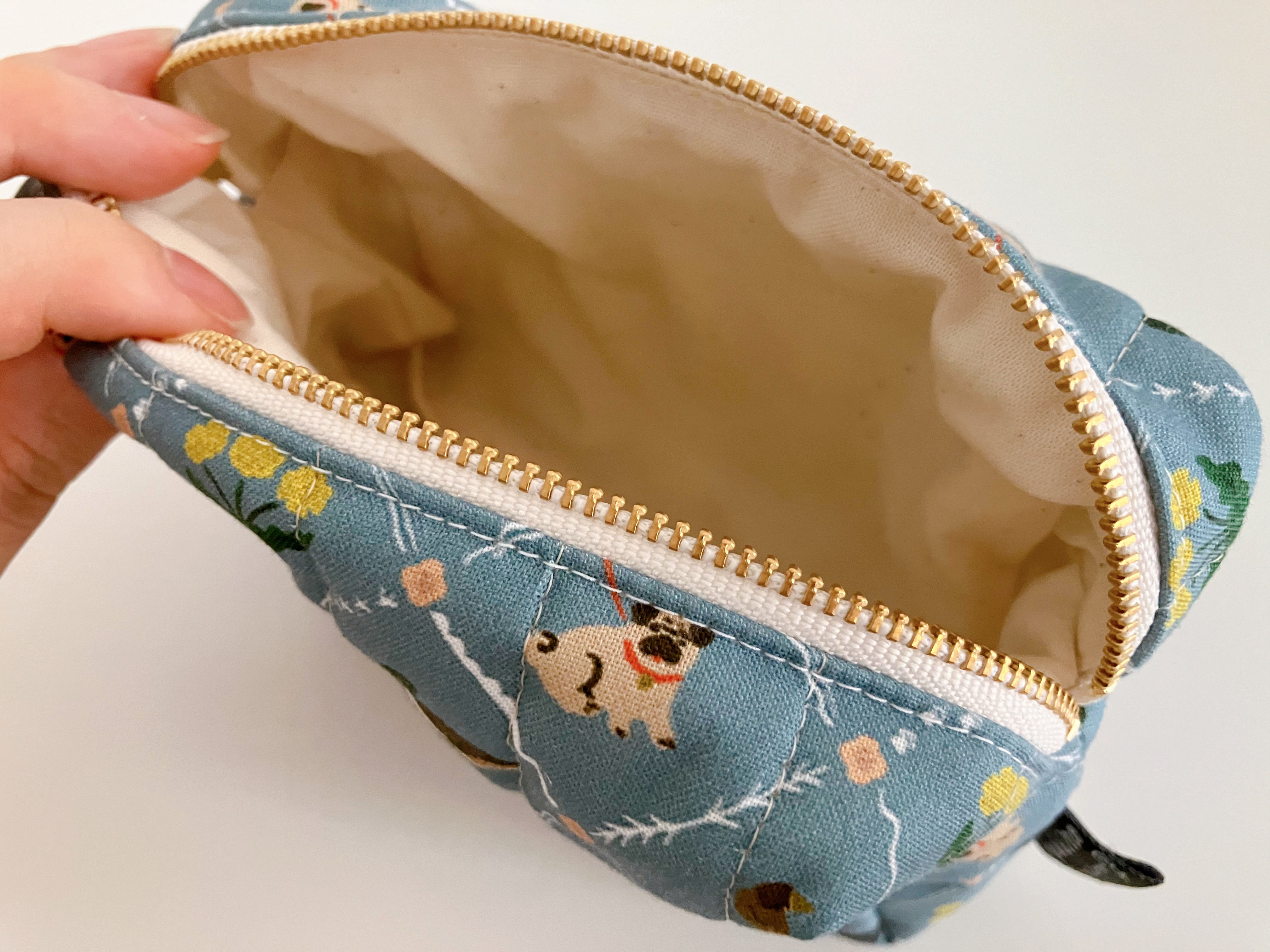 ちーぱ様　移動ポケット　ヌビ　キルト　キルティング　ハート　ファスナーポーチ ちょの様 移動ポケット ヌビ ハート キルト ショルダー ファスナー