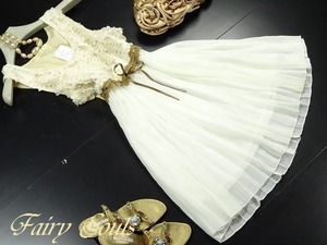 ★送料無料★M(9号）☆女優スタイルを演出したレース合わせワンピ－ス(OPN5660)