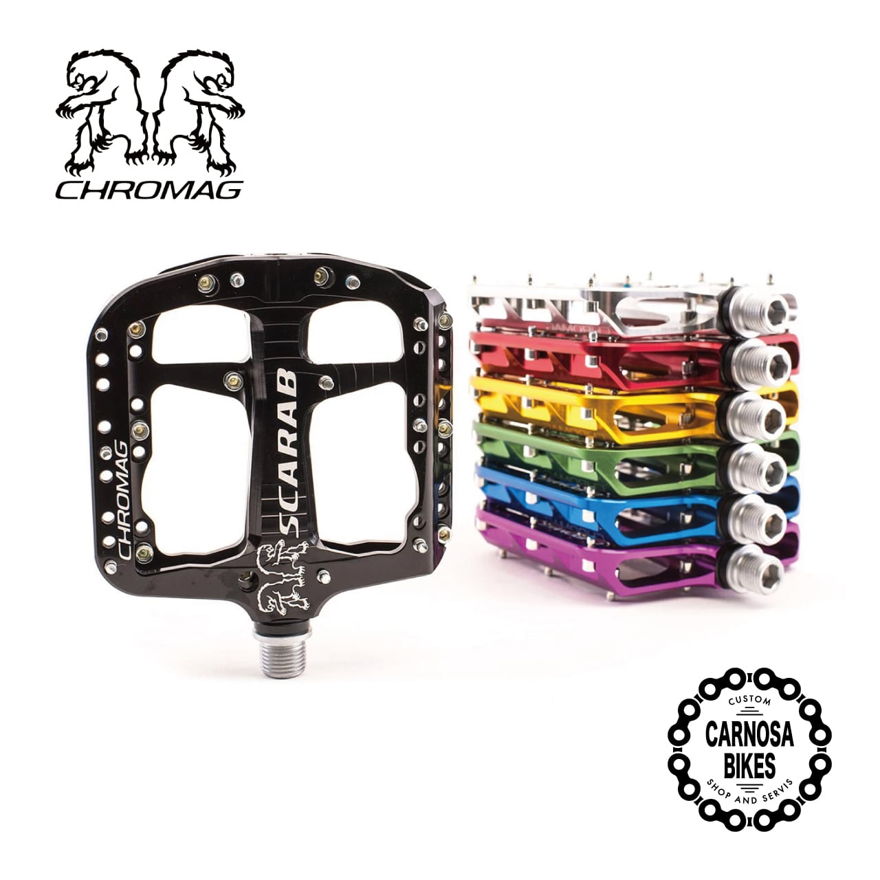 Chromag】SCARAB PEDAL [スカラベ ペダル] | 【CARNOSA BIKES