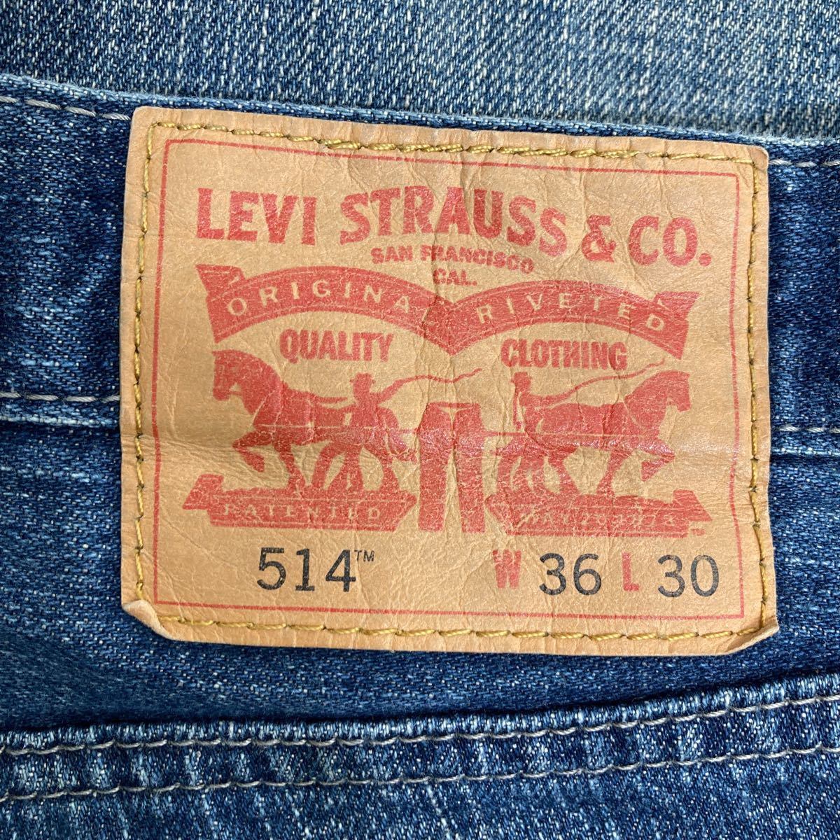 Levi's 514 デニムパンツ W36 リーバイス スリムストレート ビッグ ...