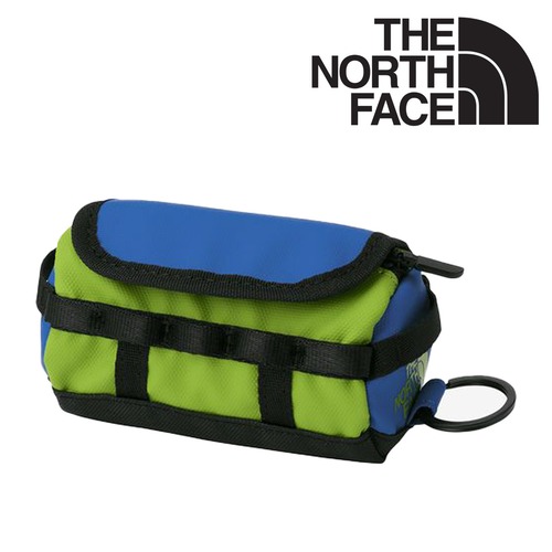 THE NORTH FACE ザノースフェイス BCダッフルXXS ポーチ ミニバッグ 小物入れ キーリング付き ベースキャンプダッフル 耐久素材 デイジーチェーン アウトドア トラベル NN32102 アクティブブルー×スポーツモス