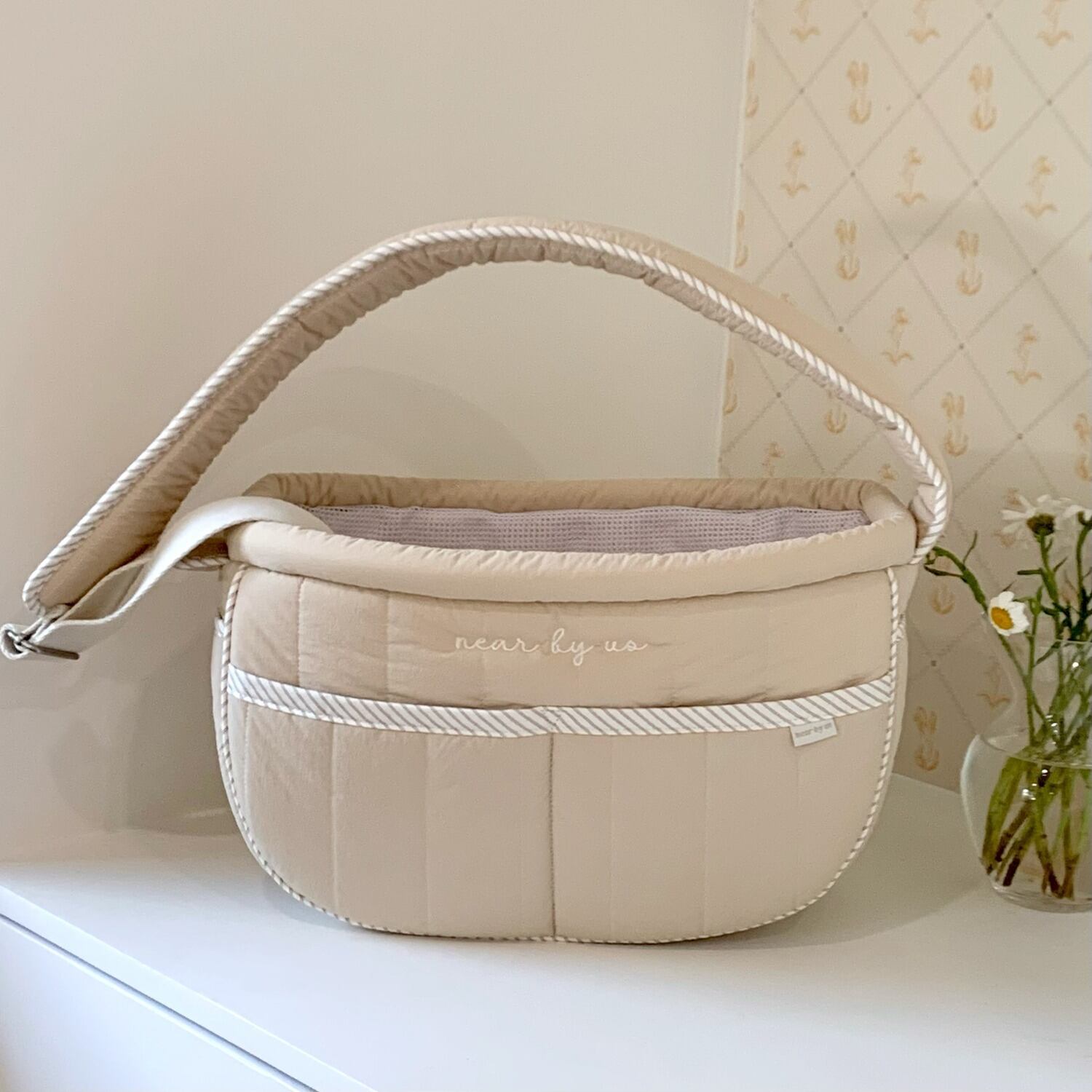 予約】[near by us] tarte bag（3size／mocha beige） | LUANA DOG