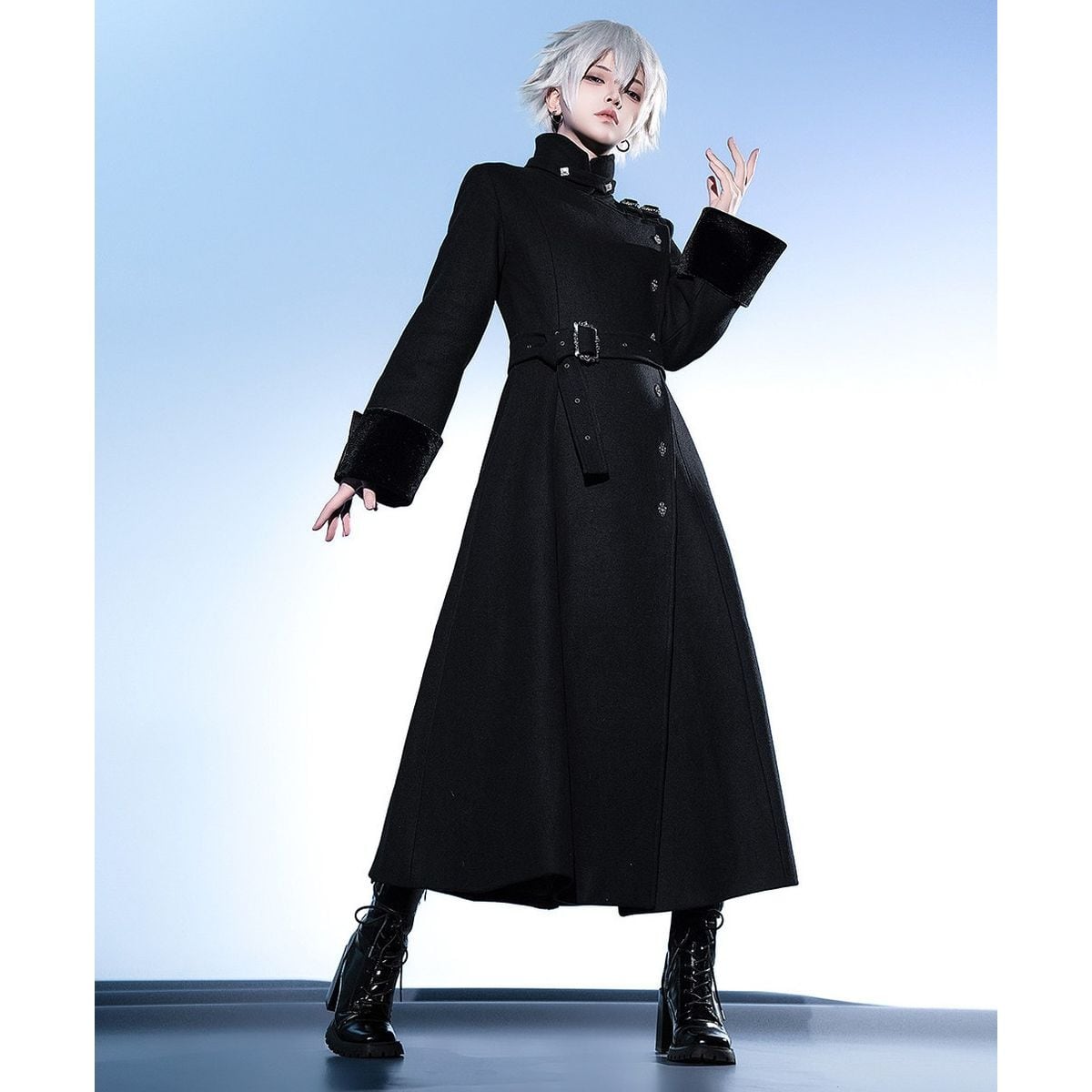 未使用【新品タグ付き】写真有！CLANE ブラックロングコート 22AWアウター先行予約アイテム紹介Part6】いよいよ8月19日（金）より