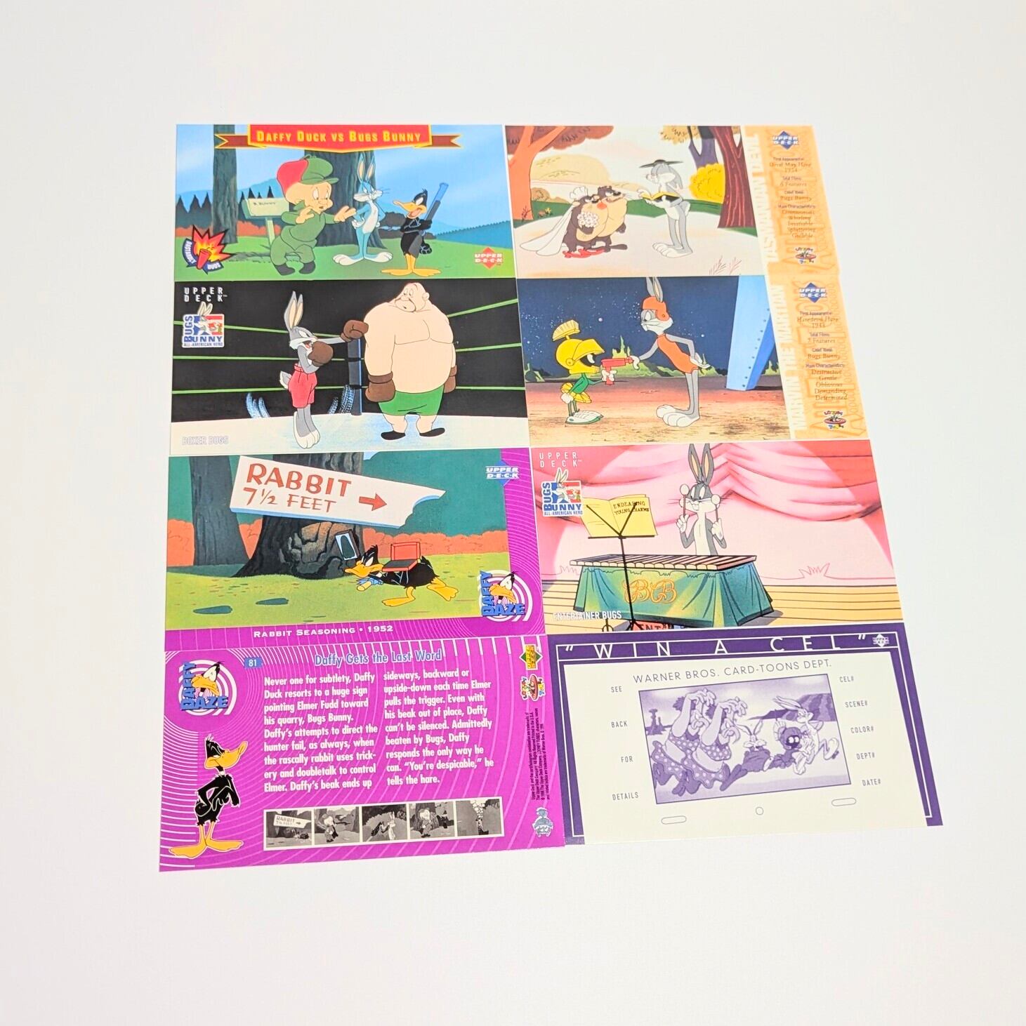 ♧ 送料無料!☆1996年製 UPPER DECK【 ALL-TIME TOONS    ( オールタイム トゥーンズ  】Look for TOON Time Capsule™ &CLASSIC EC INK CEL Cards / VINTAGE トレーディングカード単品 (1個=7CARDS)〚アメリカン雑貨 アメトイ〛