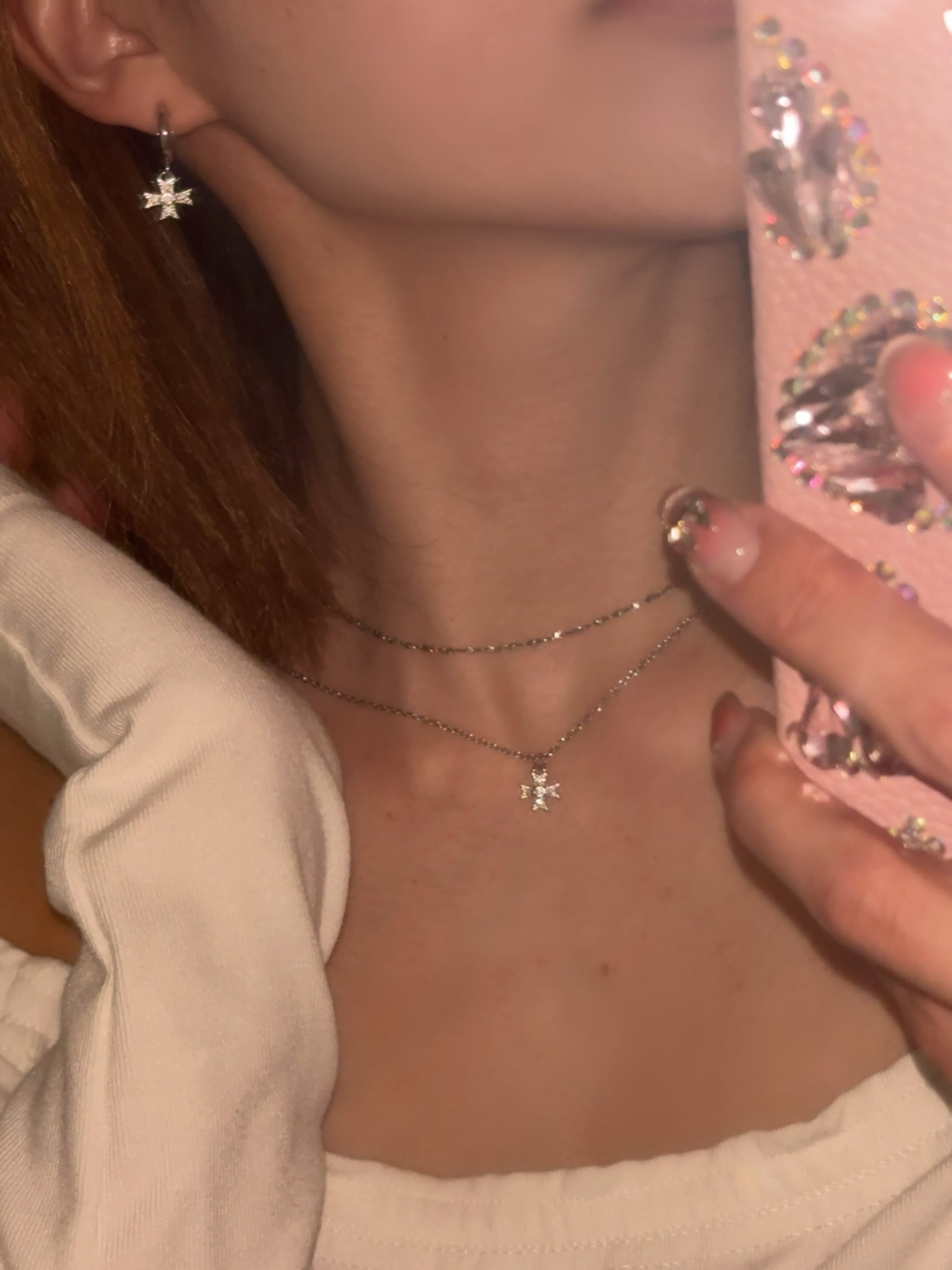 cross necklace | milcy（ミルシー） 大人フェミニンアクセサリーショップ