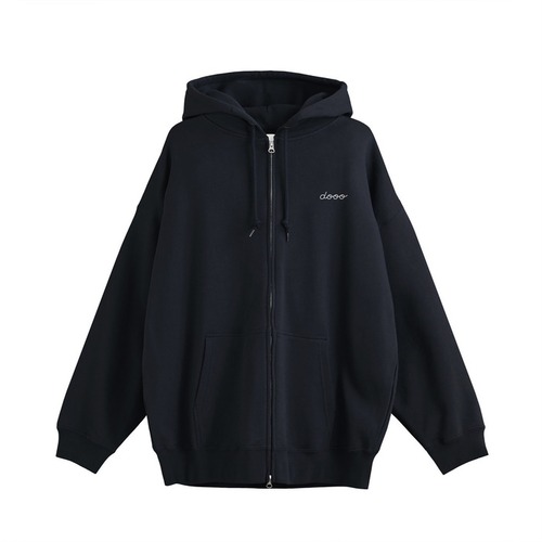 dooo ビッグシルエット裏パイルZIPパーカ