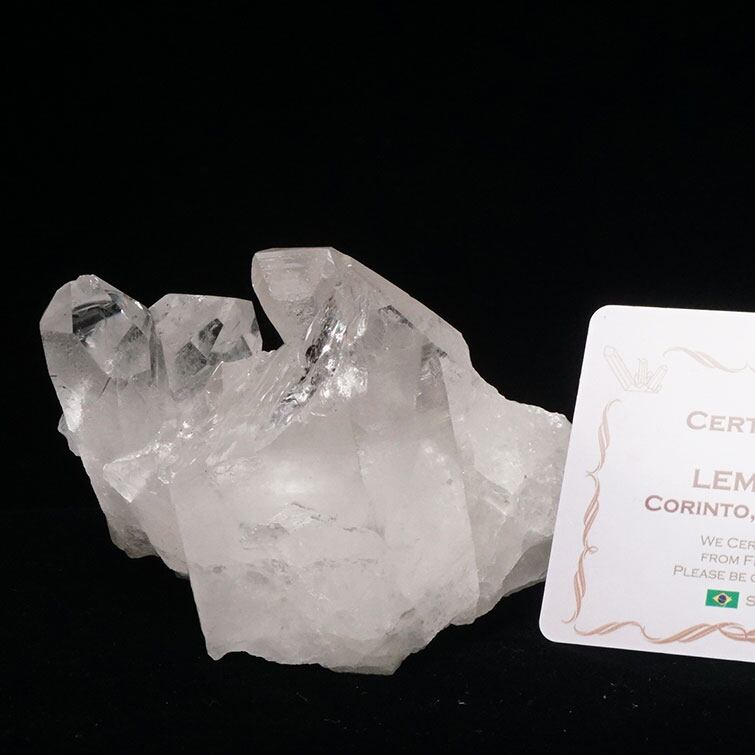 水晶 クラスター ブラジル ミナスジェライス州 コリント産 レムリアンシード 証明書付属 一点物 282-555