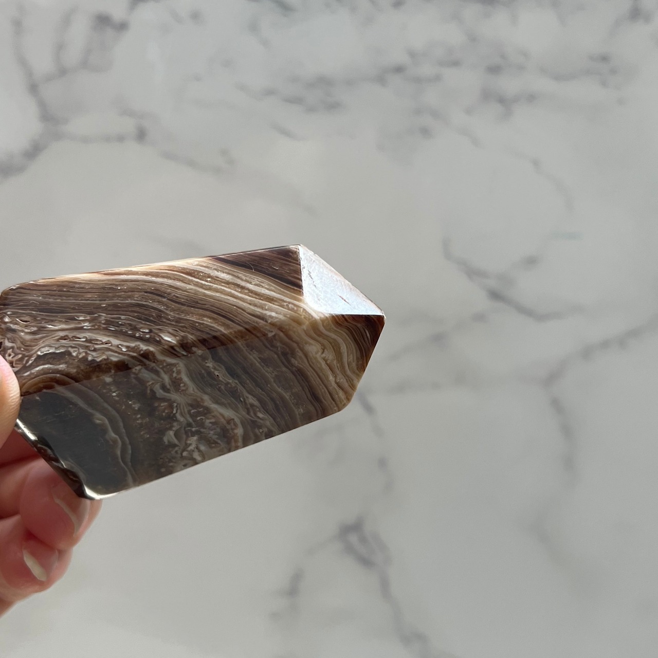 チョコレートカルサイト*天然石ポイント*天然石インテリア*置き物*T65