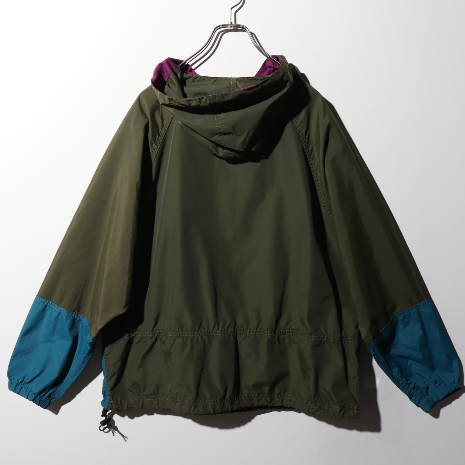 美品 L 80s 90s L.L.Bean アノラックパーカー 旧ロゴ 三角タグ ハーフ  
