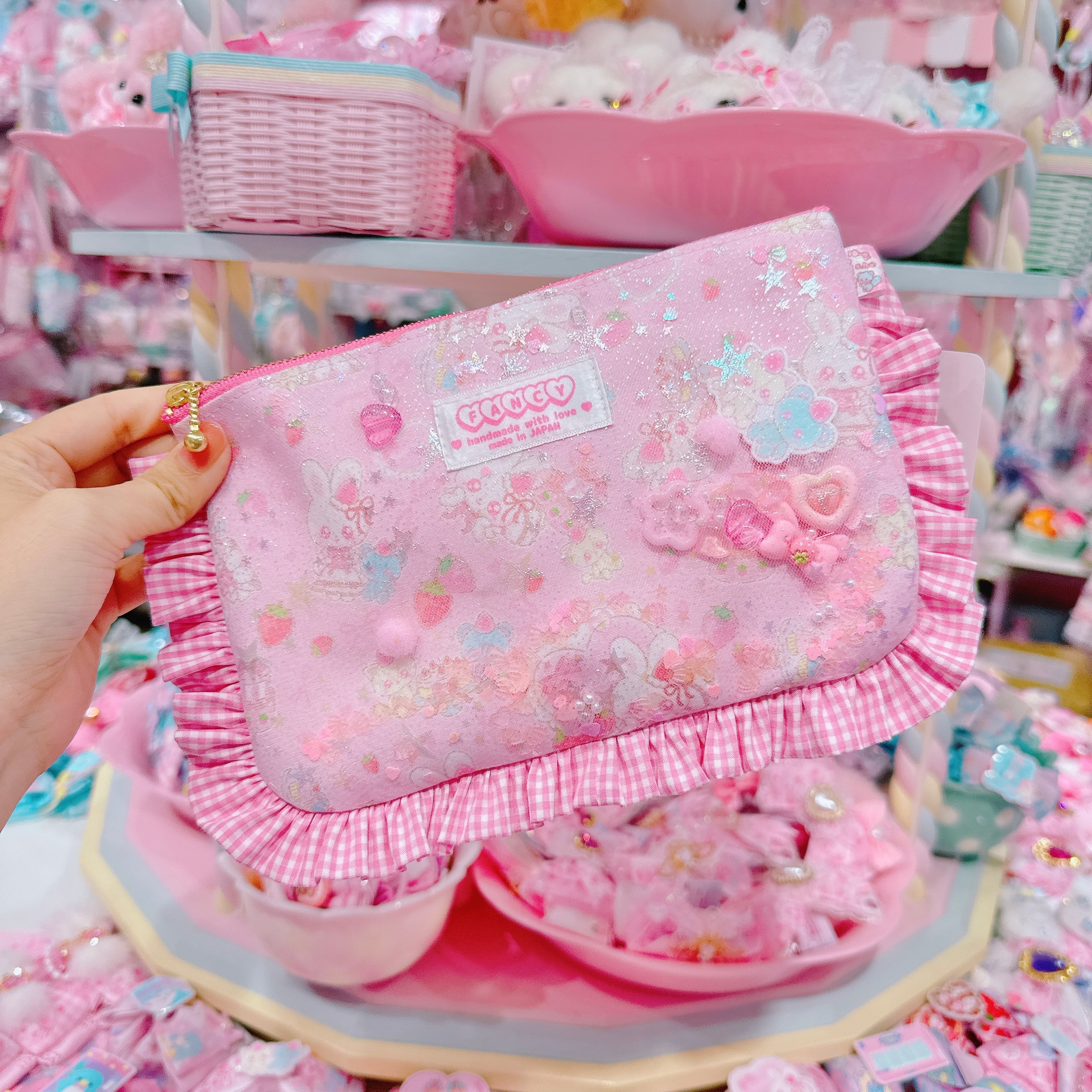 【N9】17-18シャカシャカフリルBIGポーチ