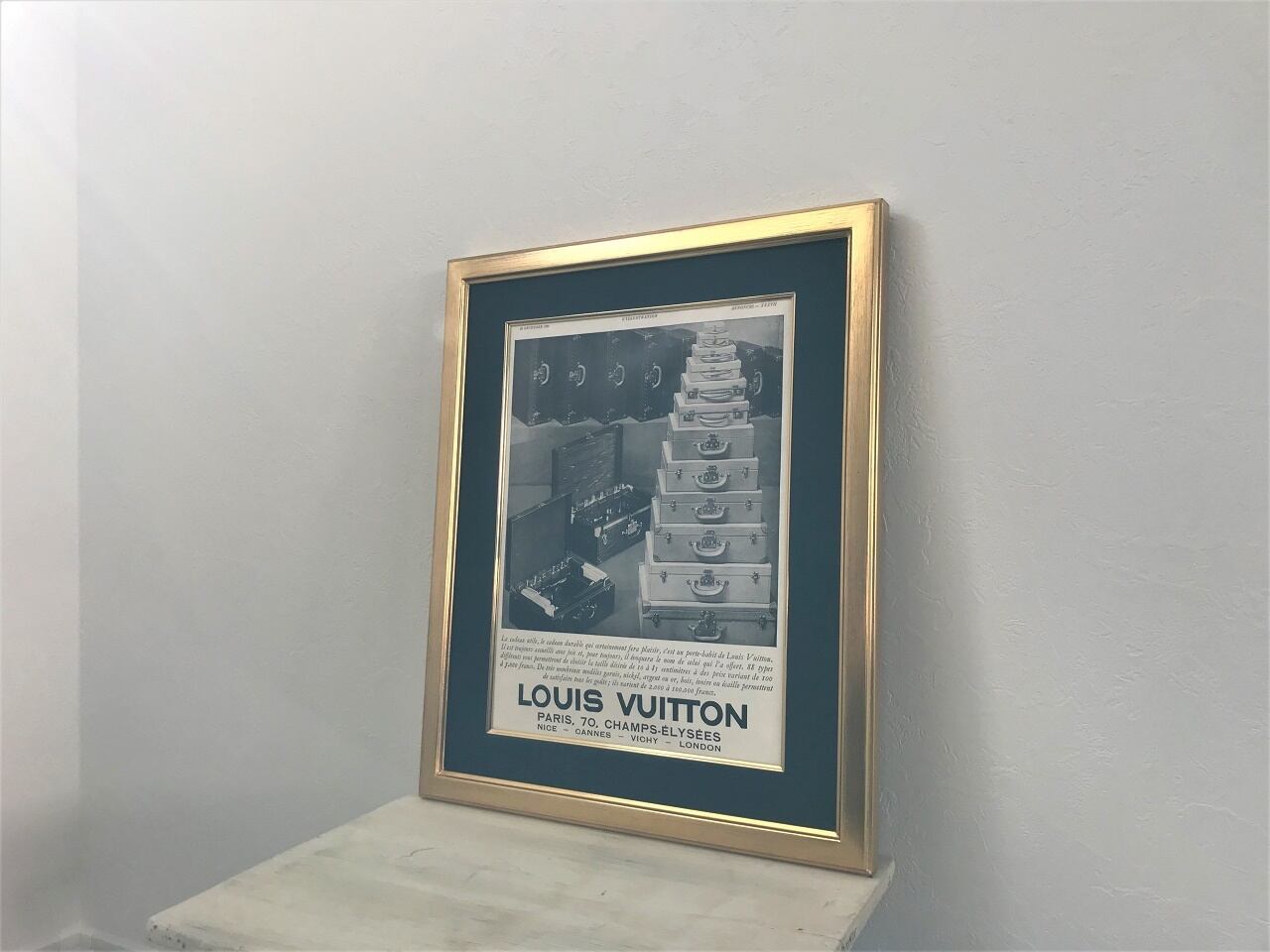 1931 LOUIS VUITTON Travel Trunk French advertisement | AFTER DARK