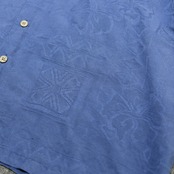 jacquard weave silk aloha shirt