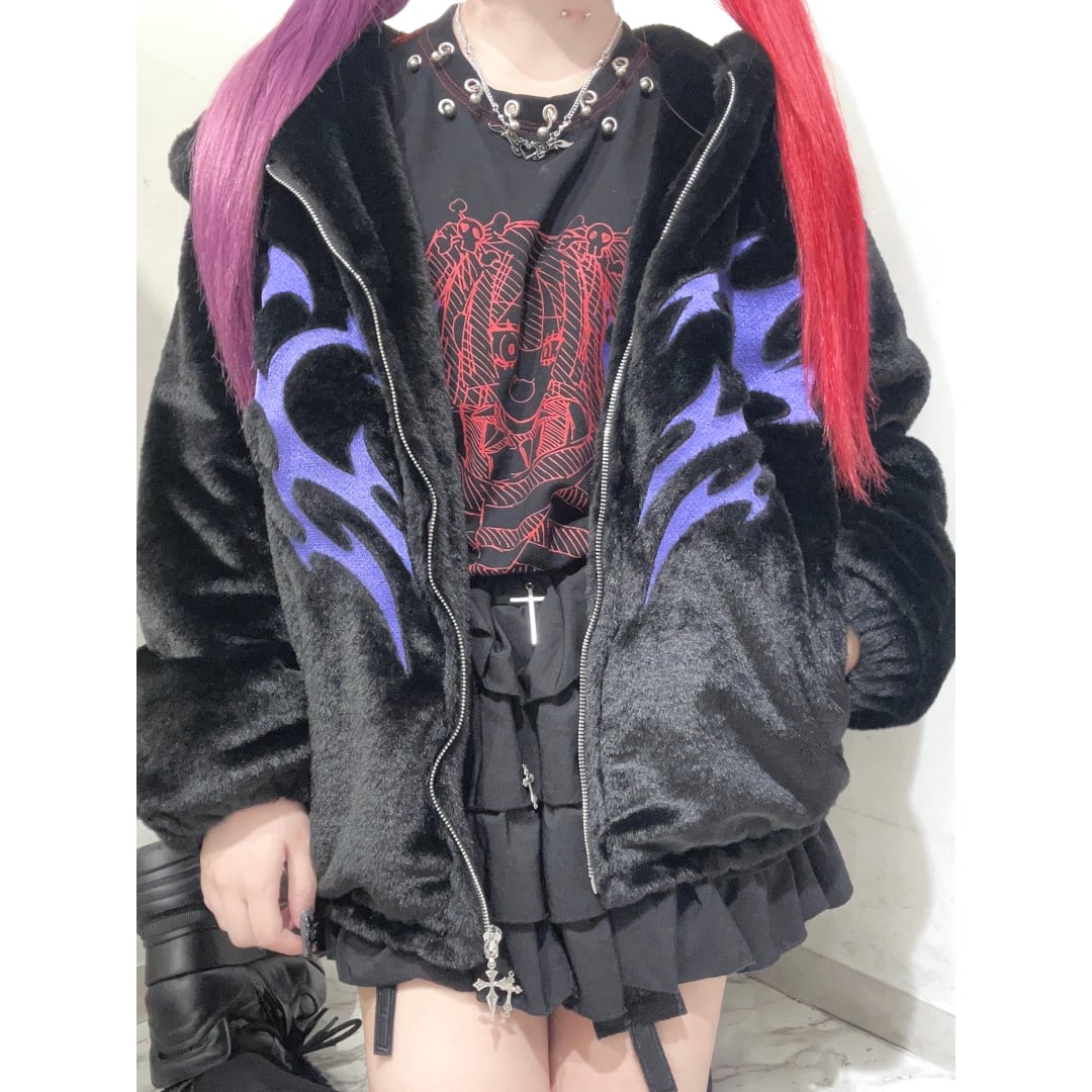 11/27新着】ウサ耳トライバルチェーンファーブルゾン | VOLCAN&APHRODITE