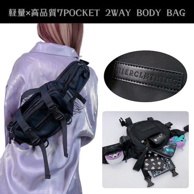 軽量×高品質7POCKET 2WAY BODY BAG