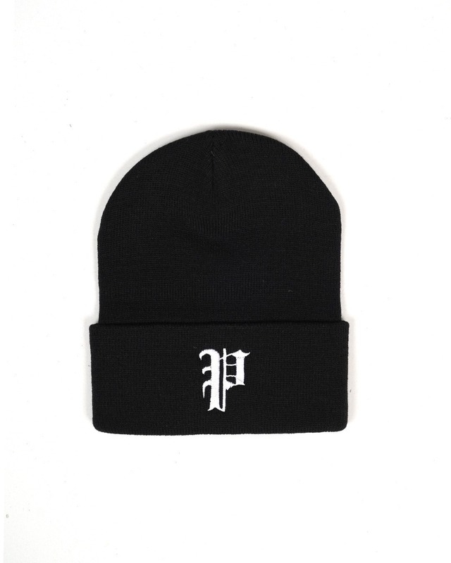 OLD "P" LOGO EMBROIDERED KNIT CAP