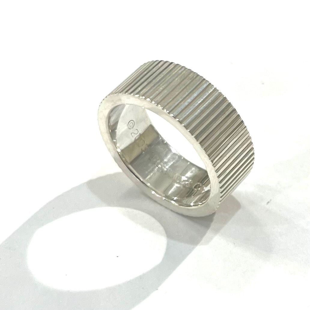 希少 【TIFFANY&CO】【15号】2776 コインエッジリング SV925シルバー