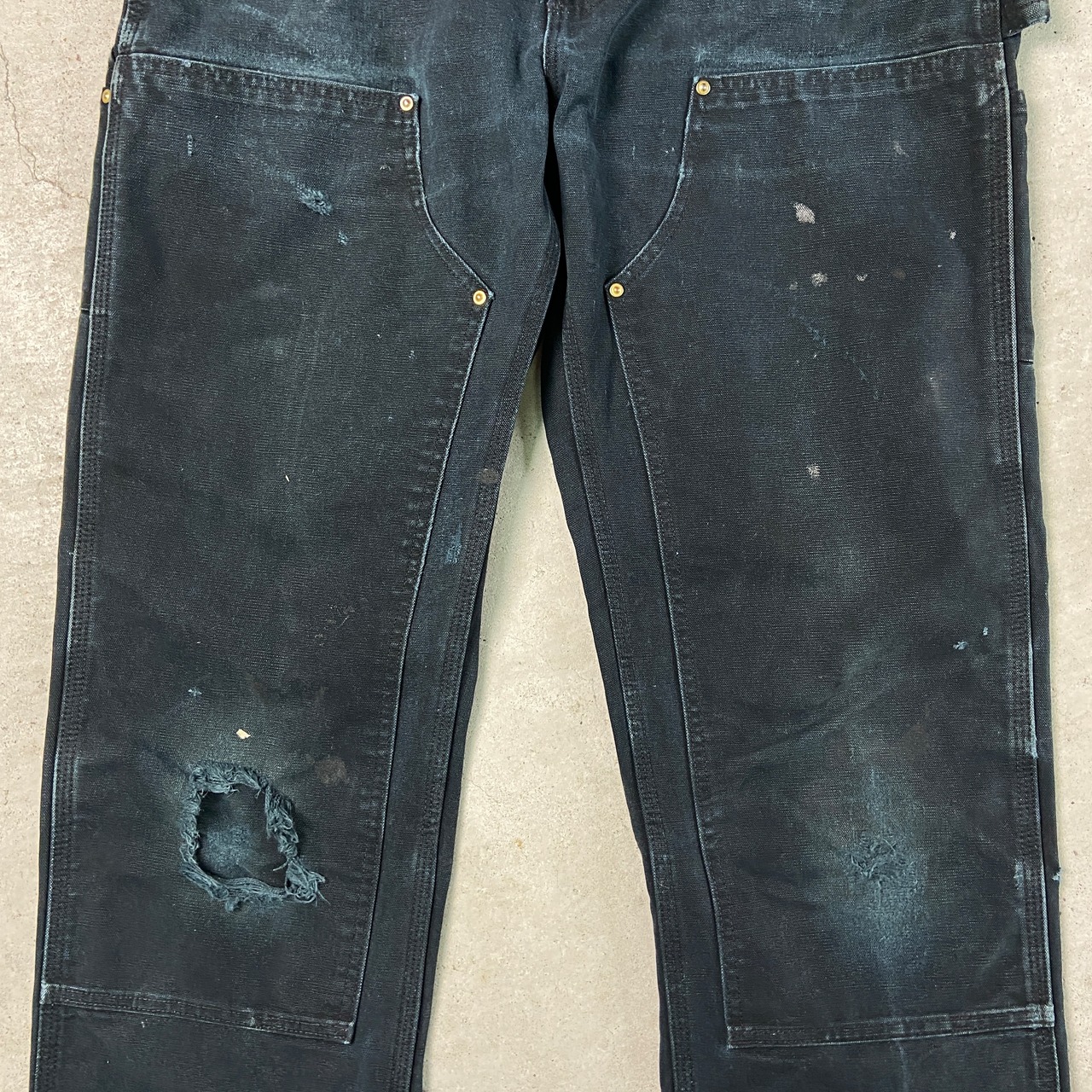 雰囲気系 90年代 USA製 Carhartt カーハート ダブルニー ダック地 