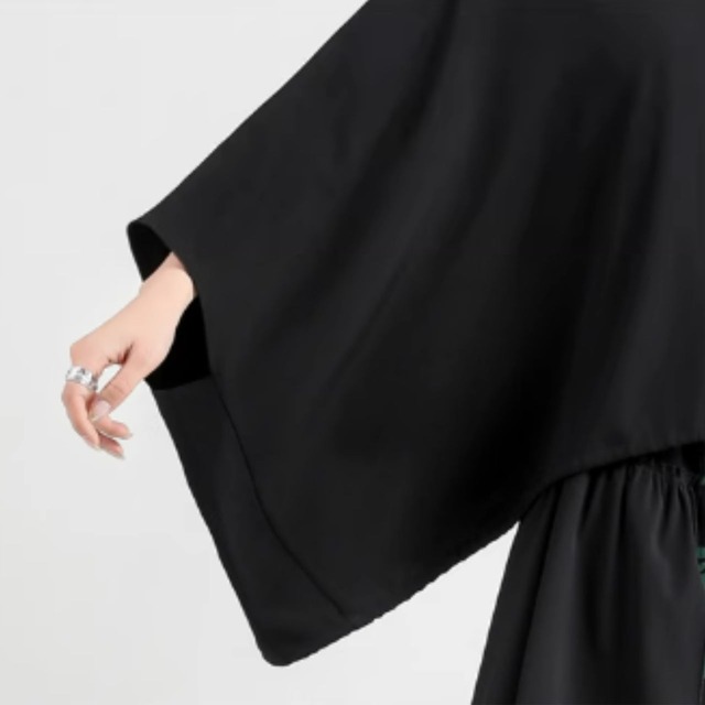 Poncho, loose-fitting shirt C0400