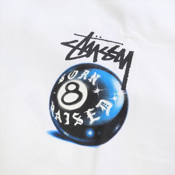stüssy 8ボールロゴ ポロシャツ ホワイト　L stüssy 8ボールロゴ ポロシャツ ホワイト L stüssy 8ボールロゴ