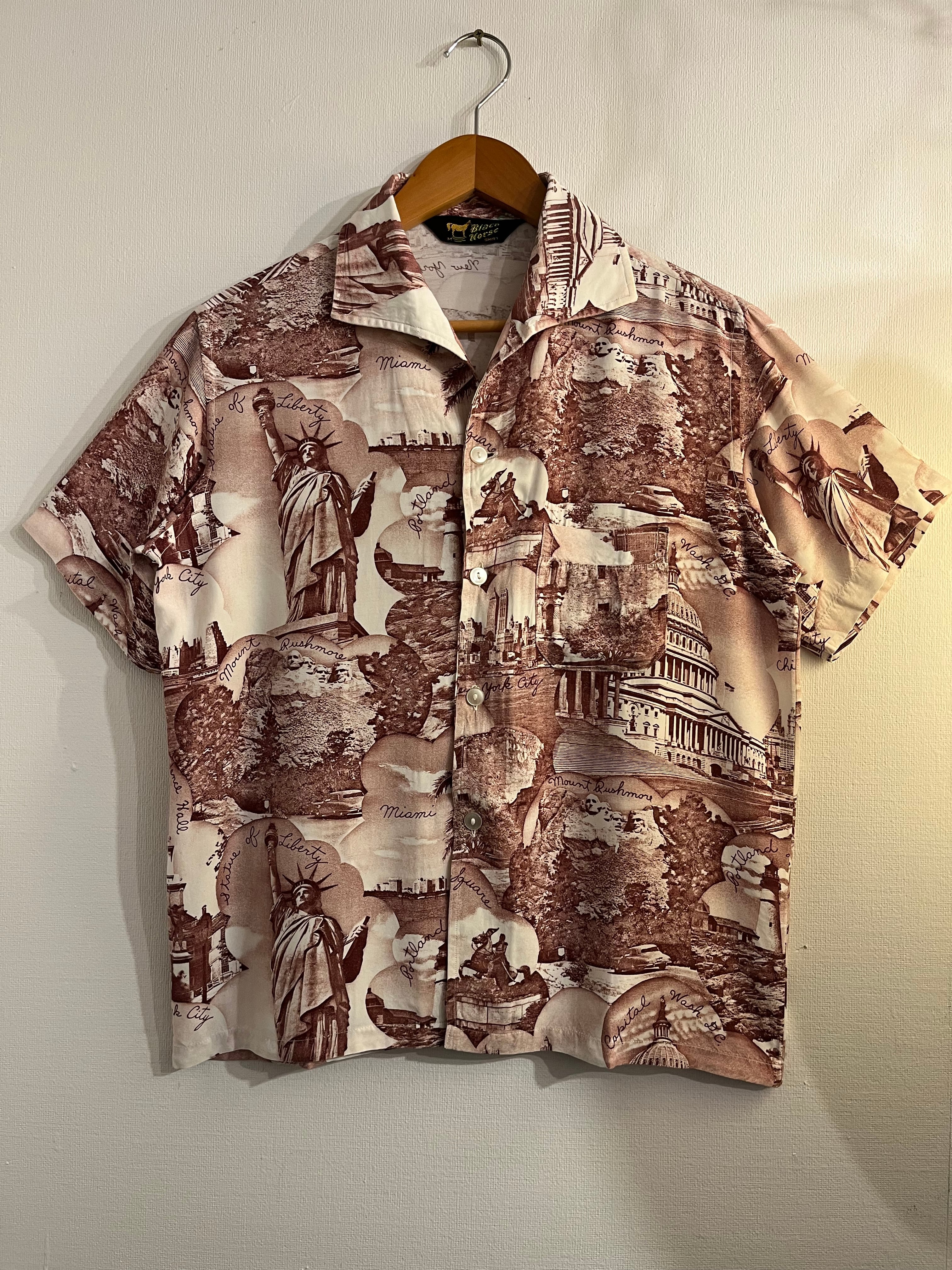50s McGREGOR Rayon Gabardine Shirt 50年代 マクレガー レーヨン
