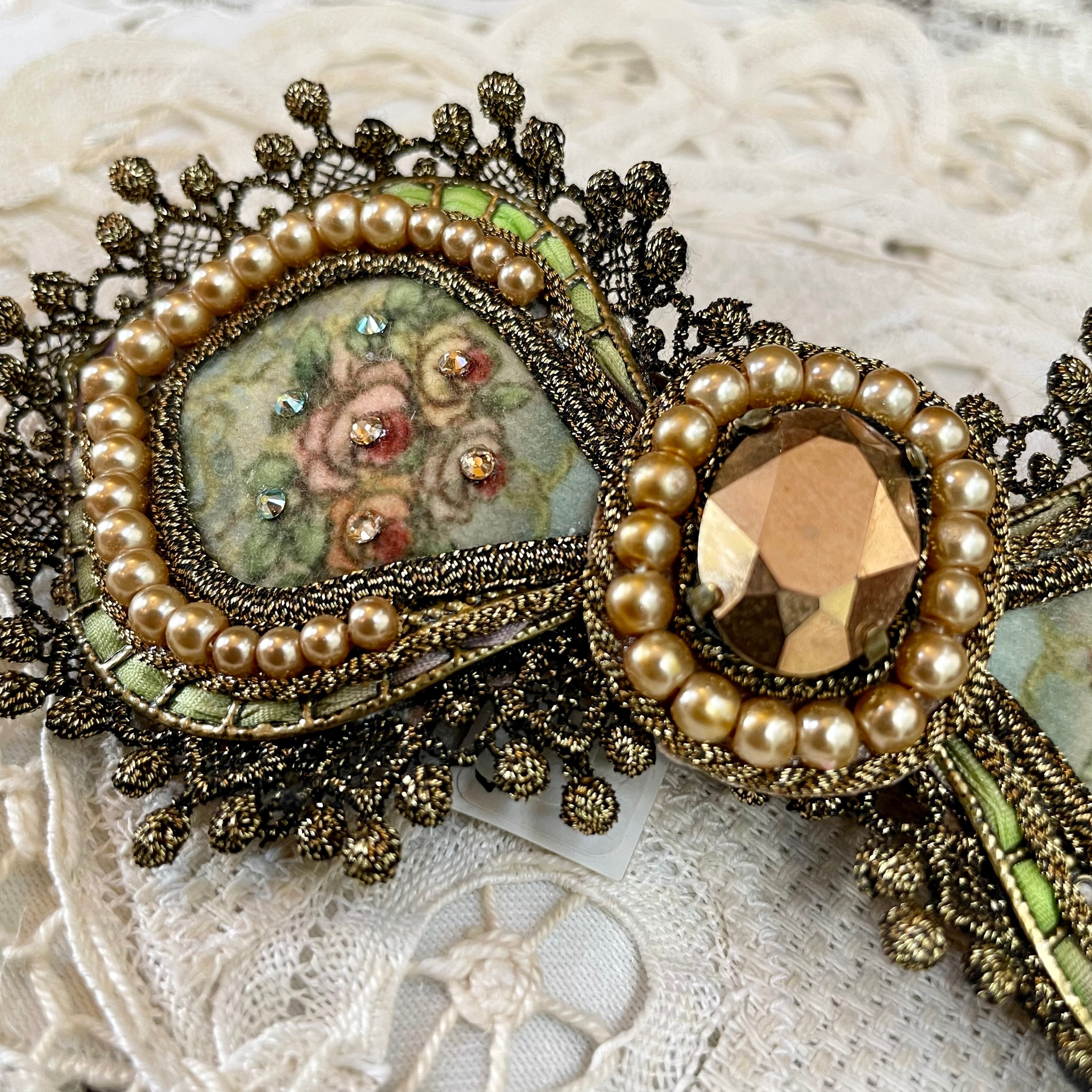 Michal Negrin ミハエルネグリン リボンバレッタ アンテイーク ...