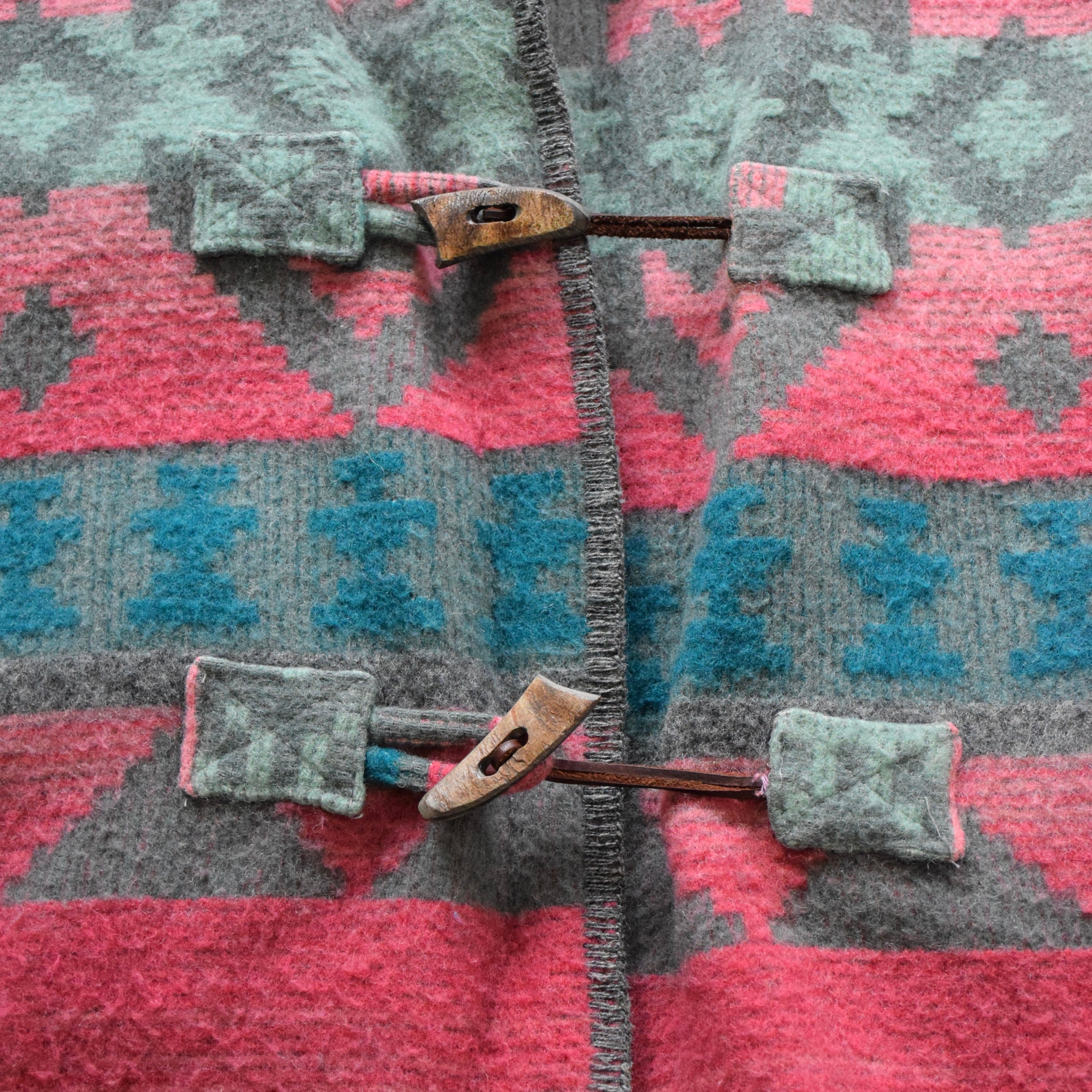 80's USA製 Eddie Bauer ウールジャケット ピンク レディースXL