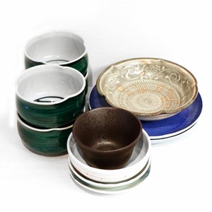食器・小鉢・小皿・湯呑・呑水・中皿・まとめ売り・計11点セット・No.200421-076・梱包サイズ80