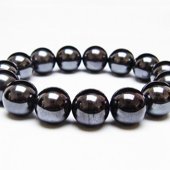 スギライト ブレスレット 14mm ブラックスギライト ブレスレット ブレス 一点物 一点物 メール便可 [M便 1/10] 111-47249