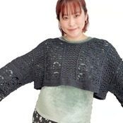[Pattern] クロップドカーディガン