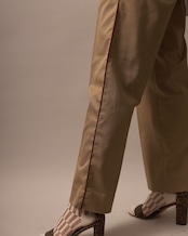 WV Upcycle / Military Line Chinos - Burgundy