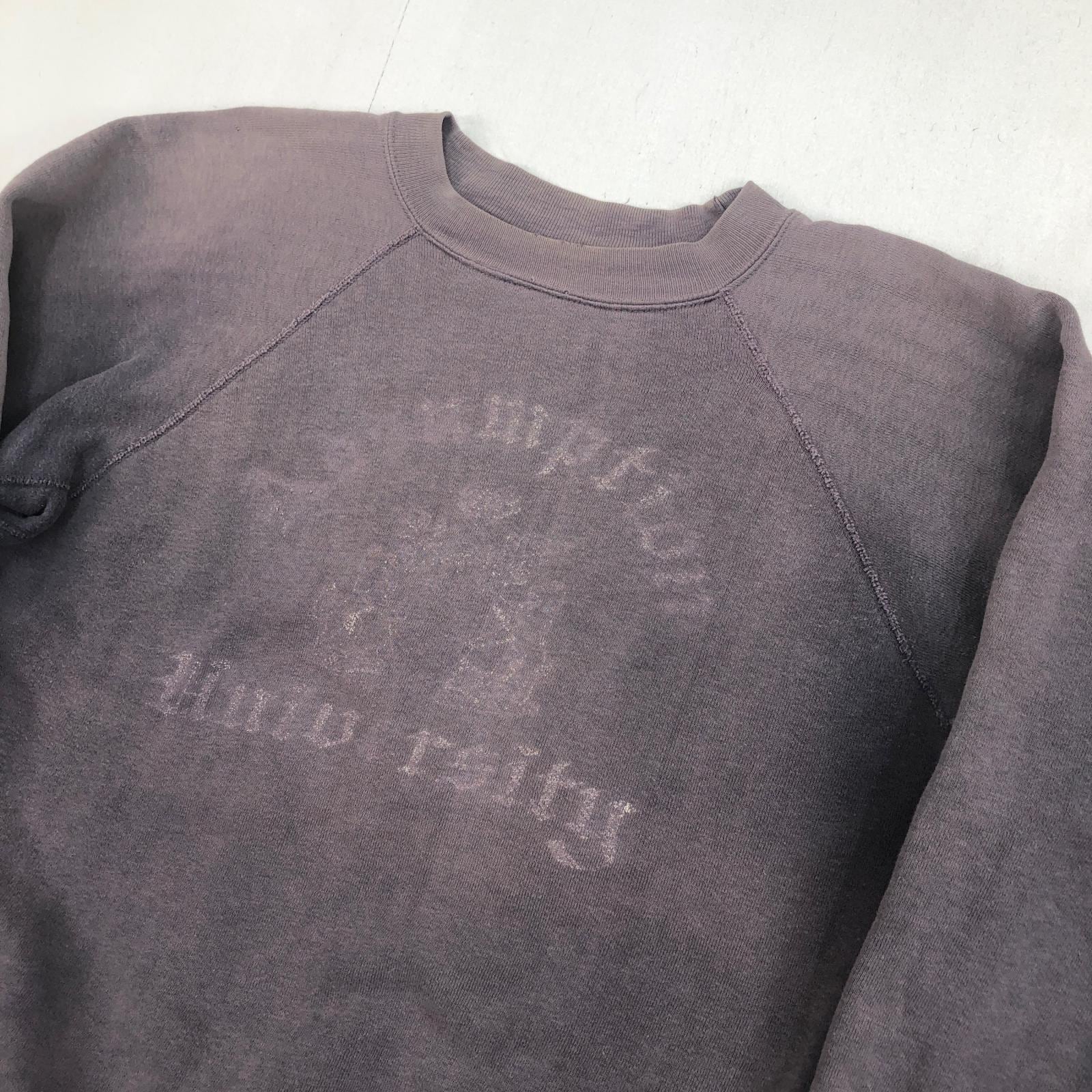 UNKNOWN 60- 70年代 ラグランスウェット UNIVERSITY OF UNKNOWN 60- 70年代 ラグランスウェット UNIVERSITY OF