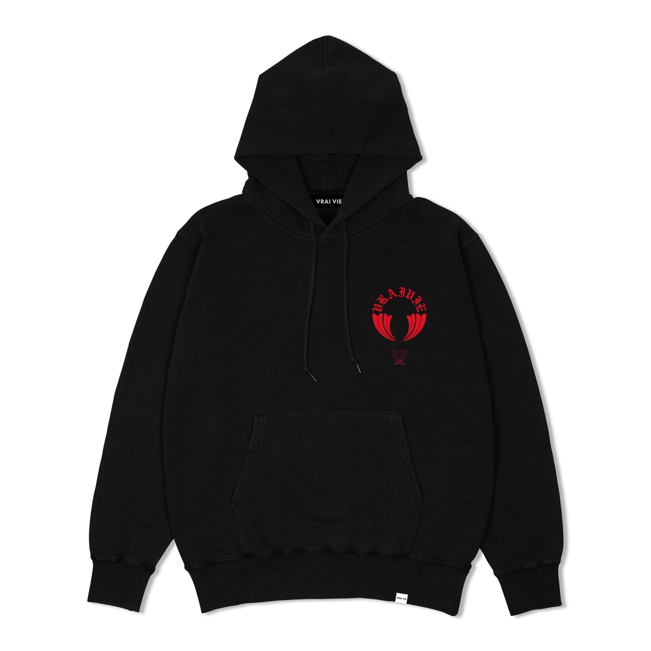 Old English Circle Fang Logo Hoodie