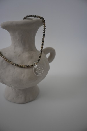 ［whirlpool］dalmatian jasper choker