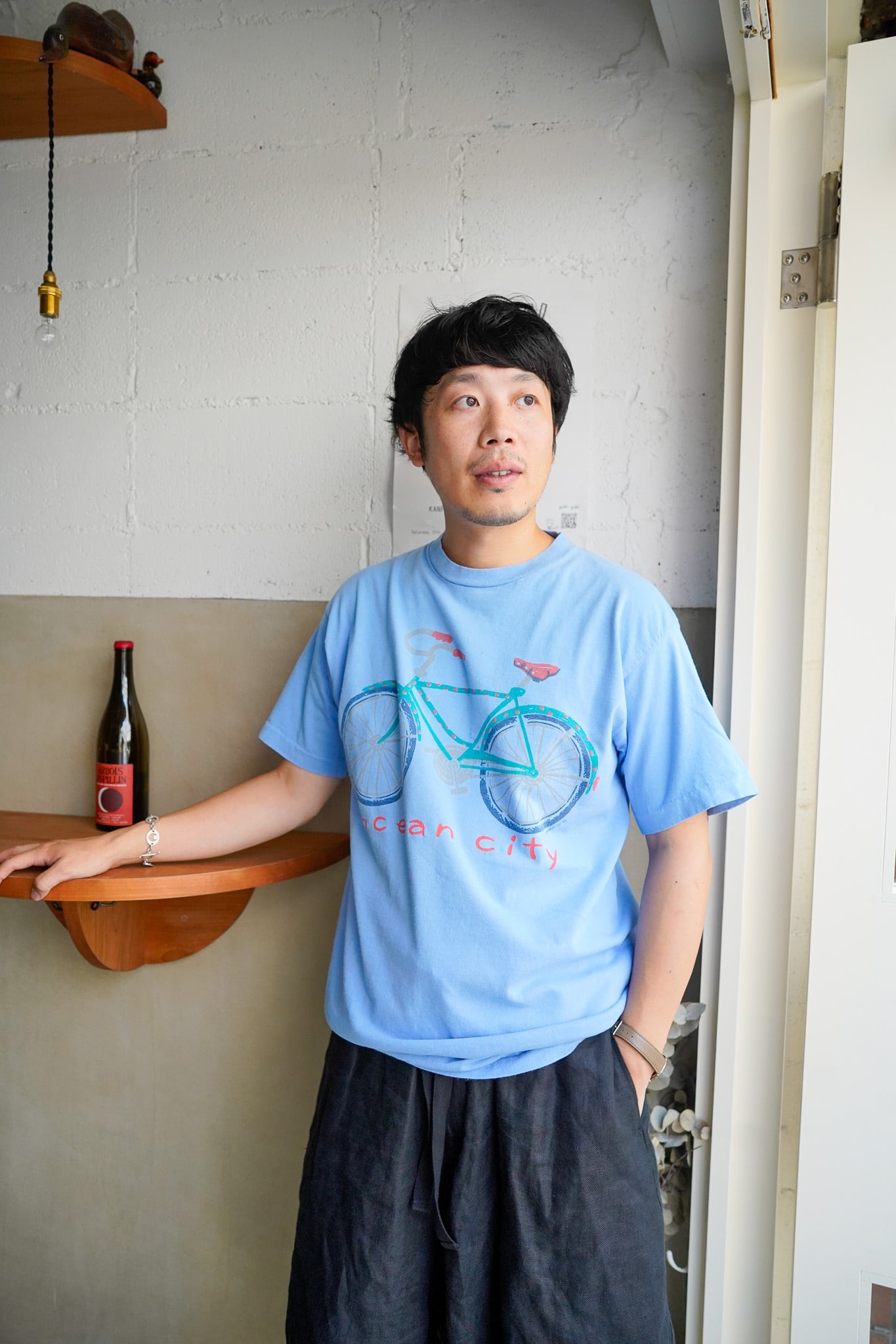 【1990s】"Breezin'up" Ocean City Souvenir F-shirts / 6-203