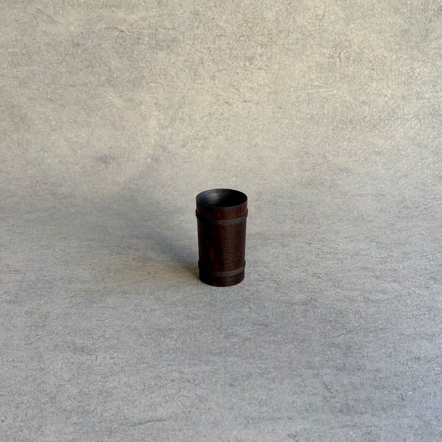 田澤祐介  茶巾筒  糸巻  拭漆