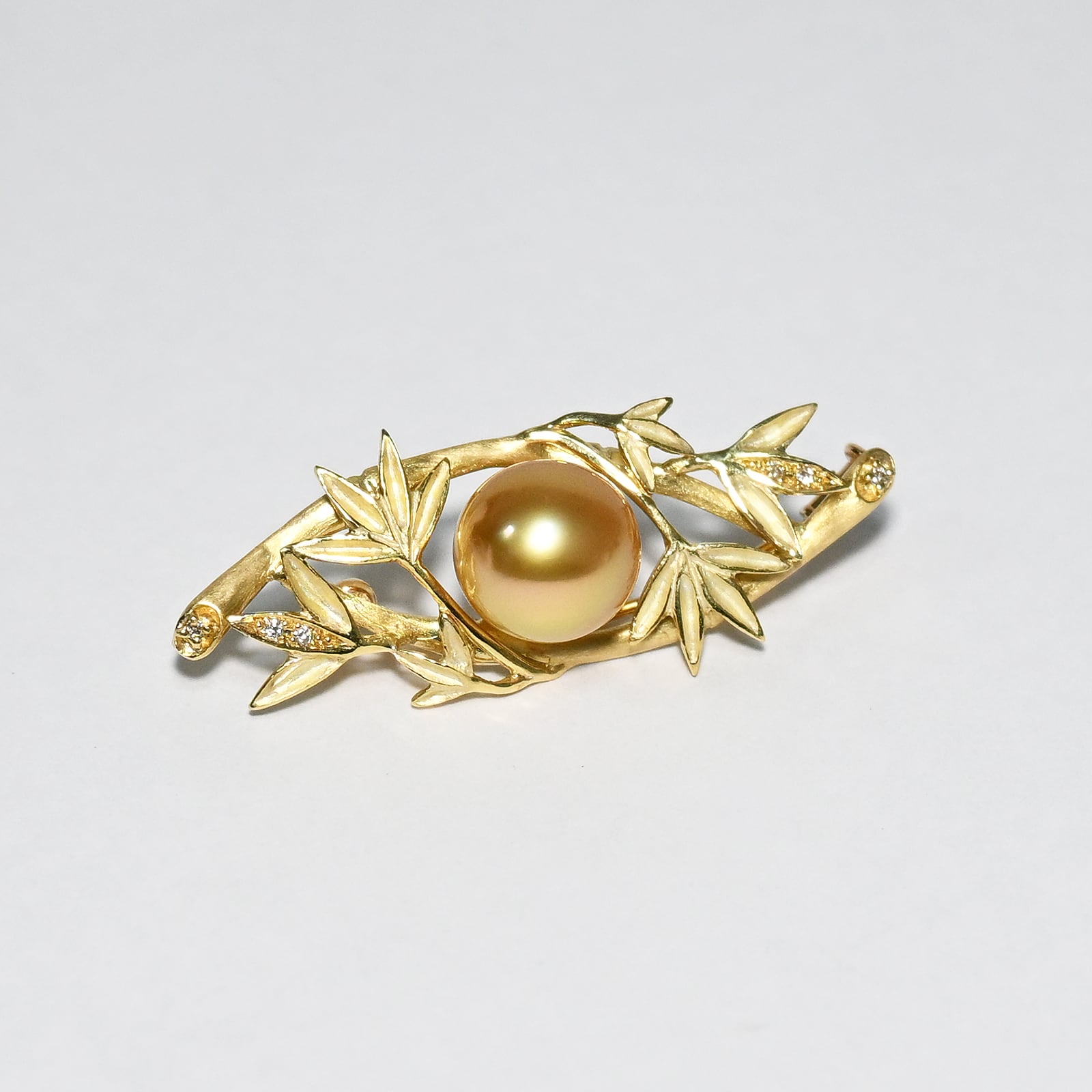 ゴールドパールブローチ パールブローチ_271635 | HAMACO PEARL 浜幸パール