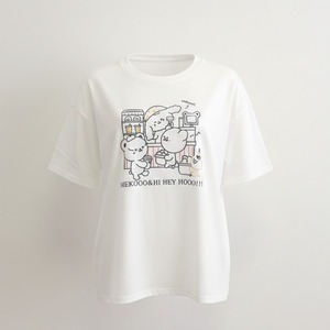 【Mekooo×HiHeyHooo!!!】コンビニが大好き♪みんなのコンビニ刺繍Tシャツ