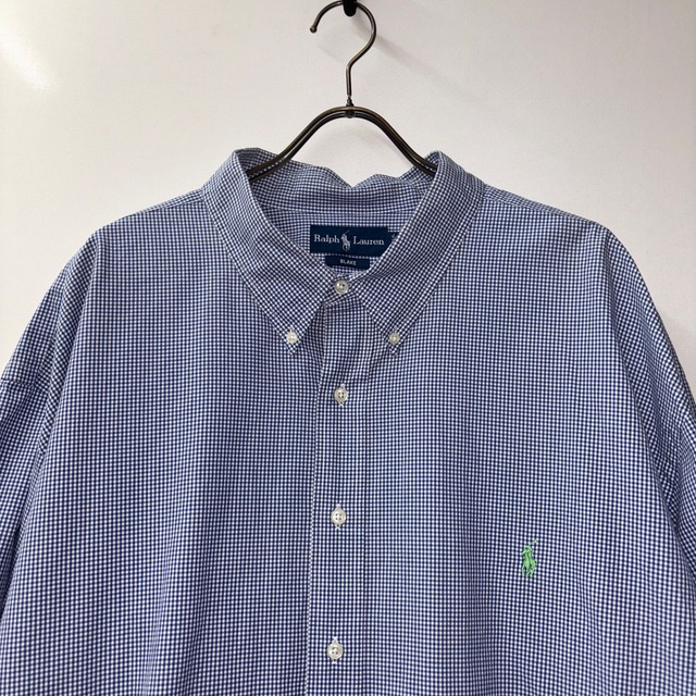 Ralph Lauren shirts ラルフローレン　シャツ　ギンガムチェック　BDシャツ　半袖　BLAKE