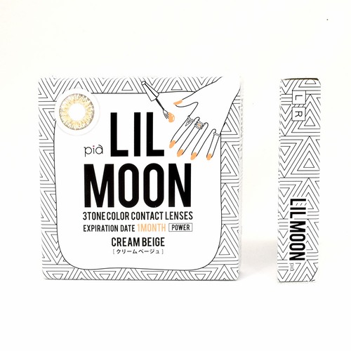 リルムーンマンスリー クリームベージュ 度あり 1箱1枚入り 片目用