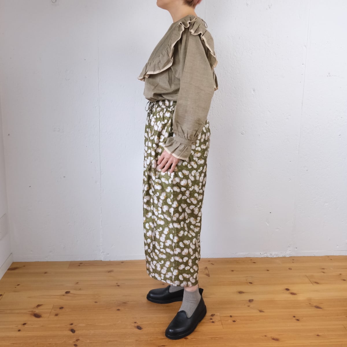BUNON(ブノン) Khadi Cotton Pintuck Tunic カディコットン ピンタック