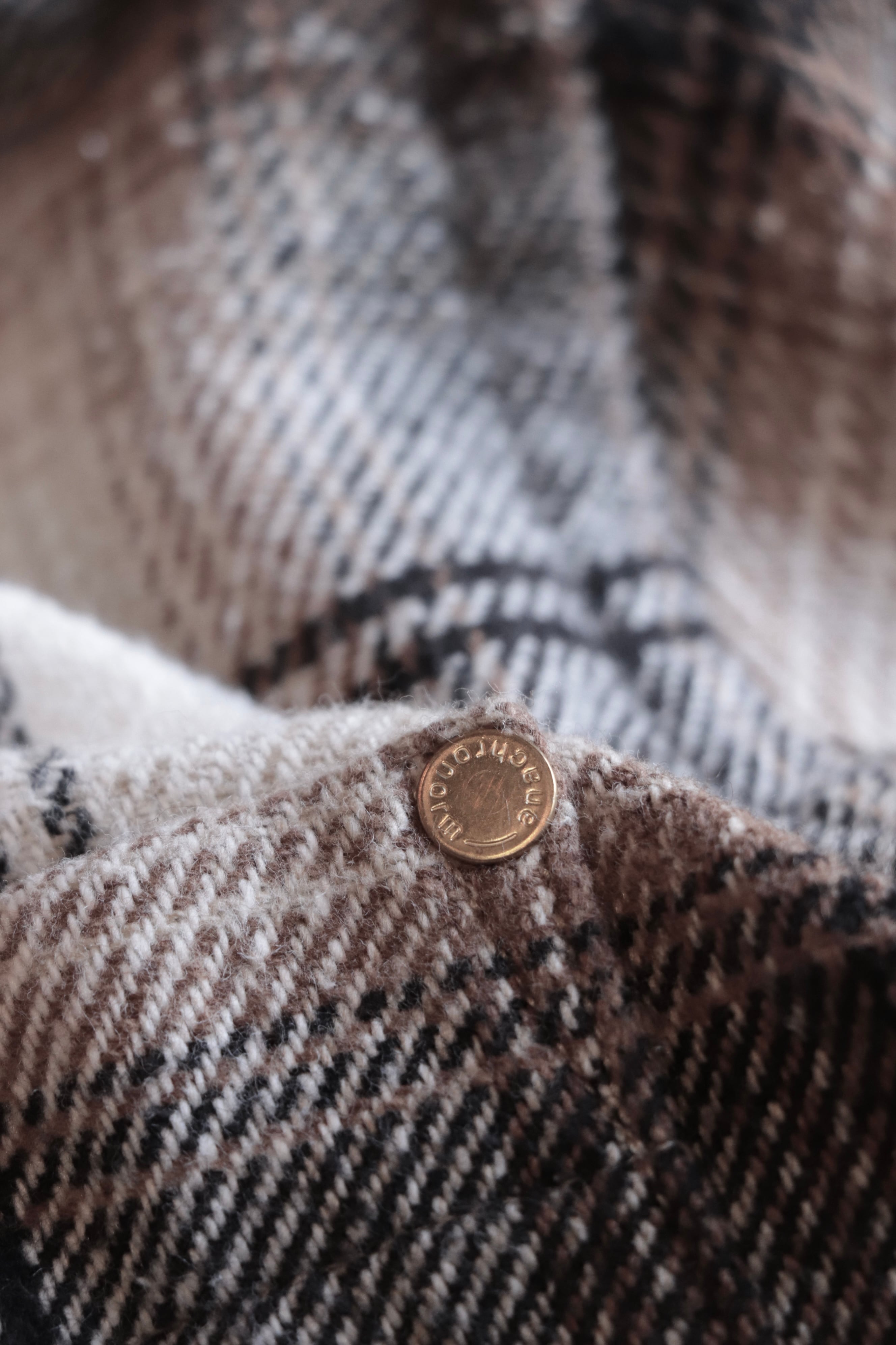 ANACHRONORM×MAMBO 30th Anniversary OMBRE CHECK WIDE FLANNEL SHIRTS