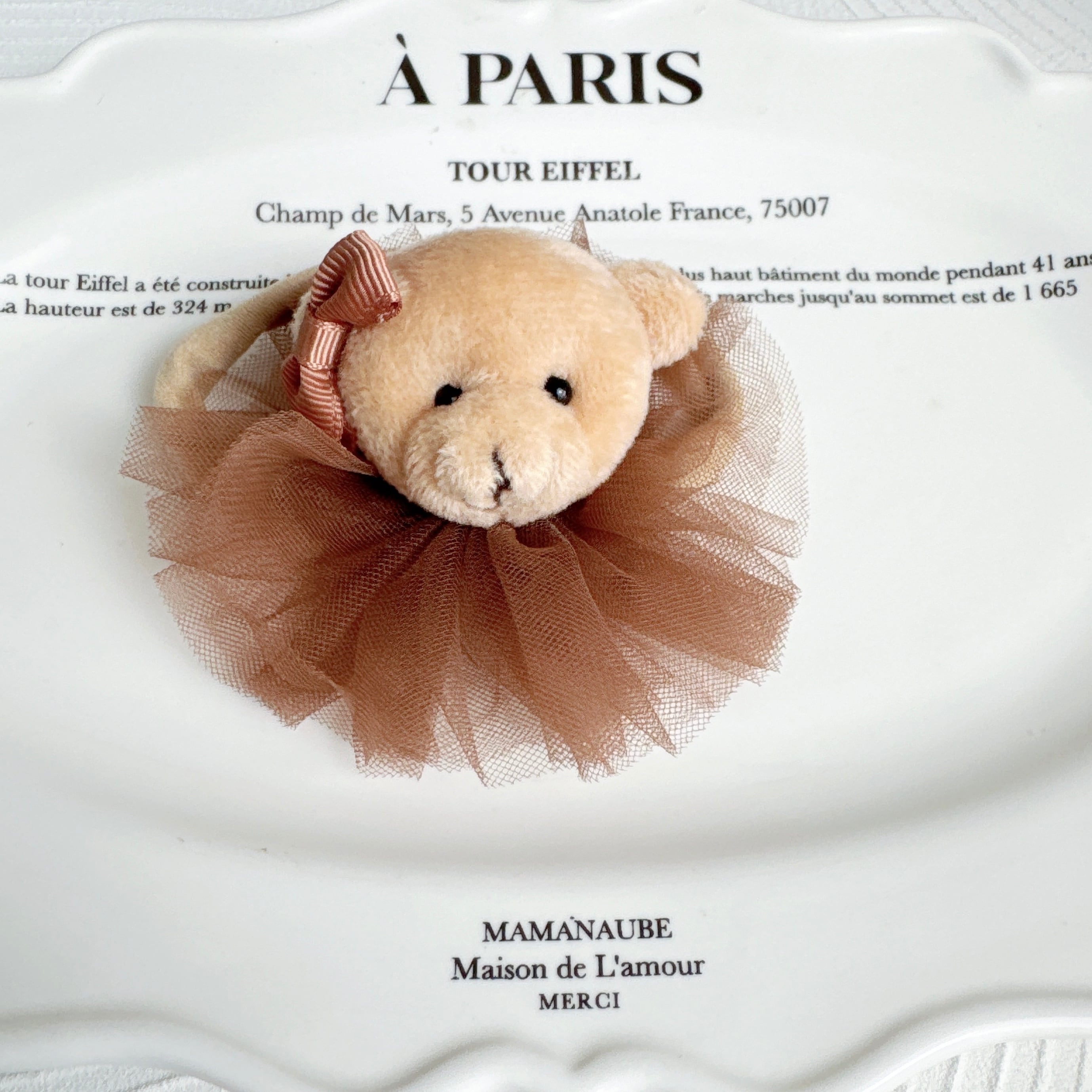 シフォンくまさんヘアバンド