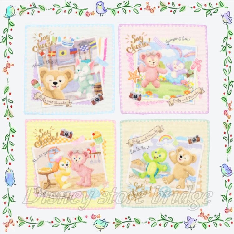 ミニタオル 4枚 セイチーズ ダッフィーのセイチーズ 2020 東京 ディズニー シー 限定 公式 ダッフィー&フレンズ