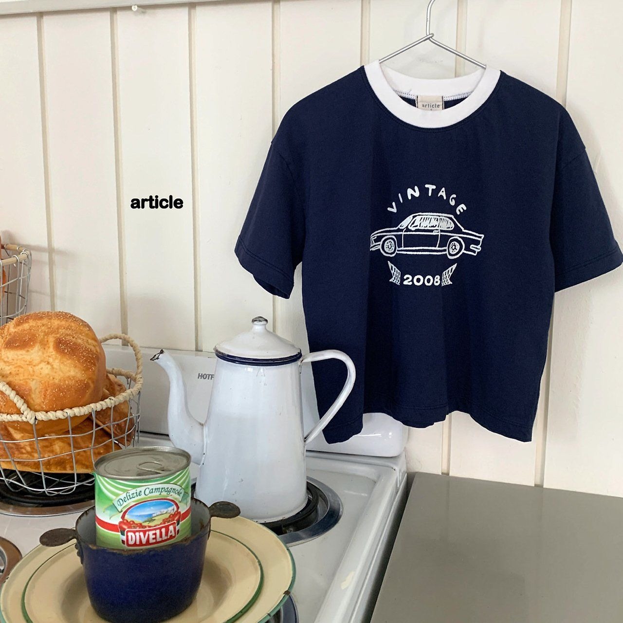 [article] Vintage car T-shirt (JS/JM) / [아티클] 빈티지자동차티 (JS/JM)