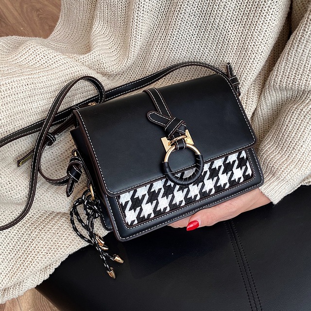 オータムウィンター 秋物 冬物 スクウェア メッセンジャーバッグ 手作りハンドバック96226843869