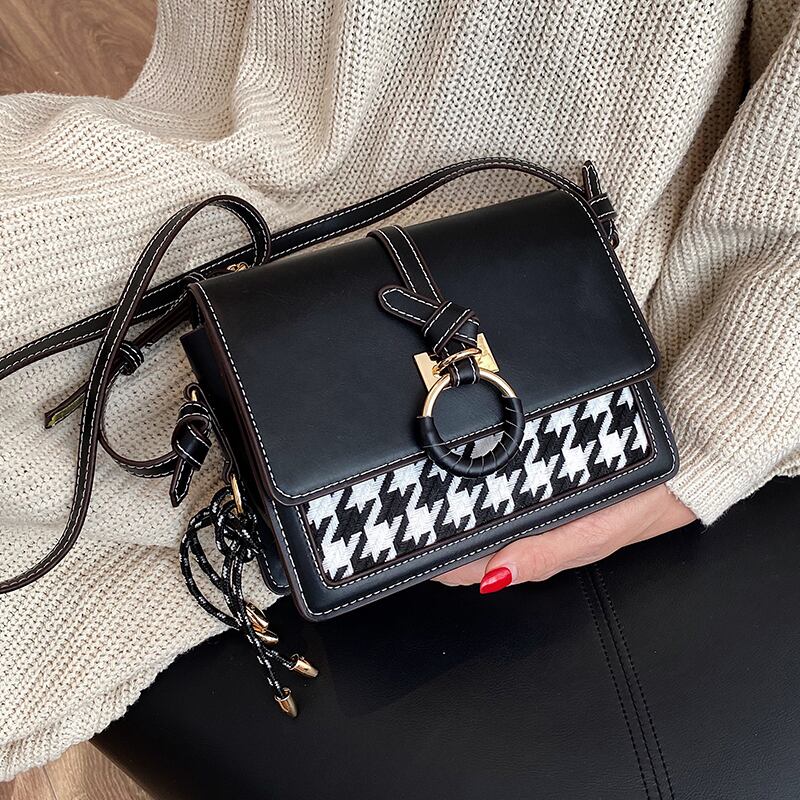 オータムウィンター 秋物 冬物 スクウェア メッセンジャーバッグ 手作りハンドバック96226843869