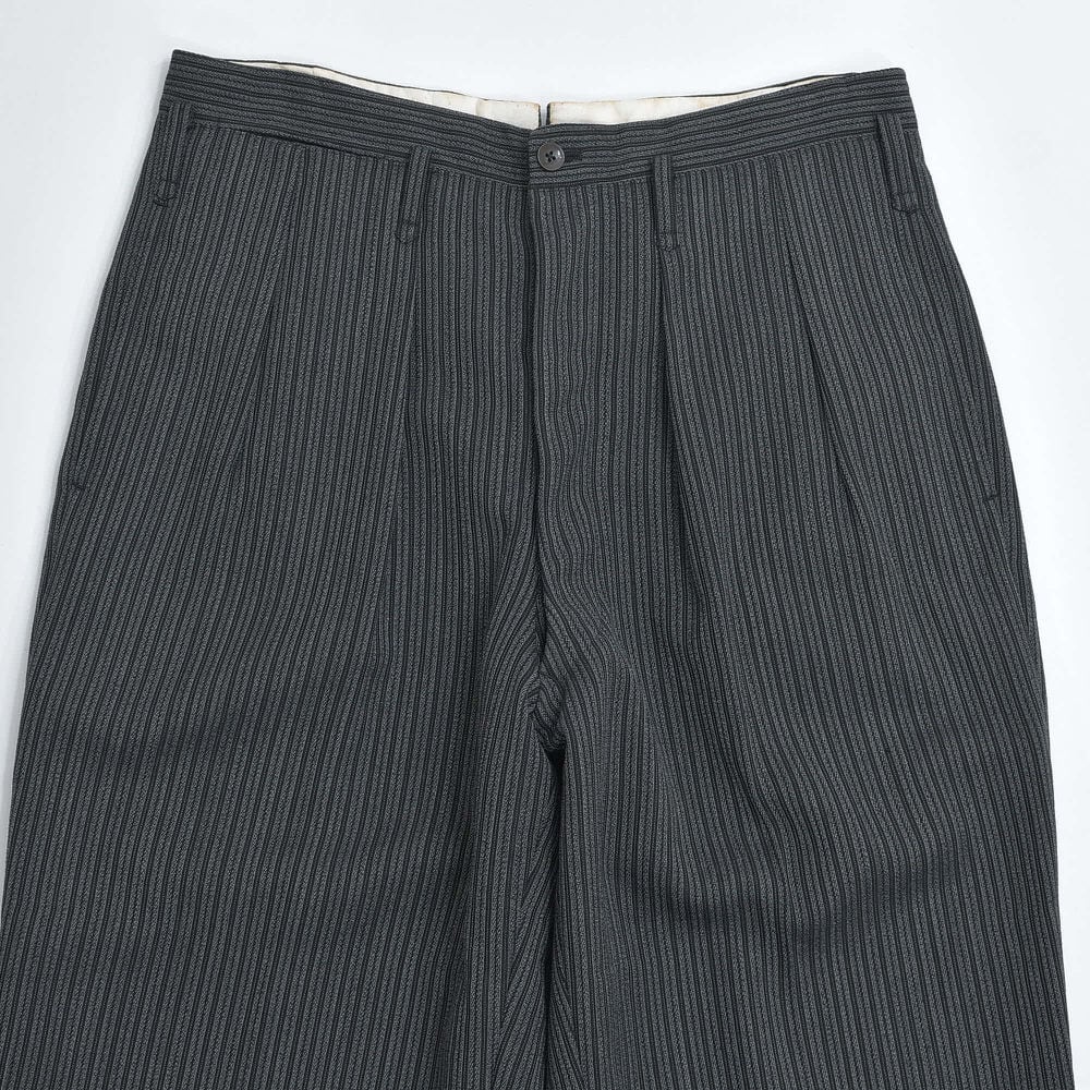 50～60s Vintage ジャガード ストライプ デザイン ワイド シルエット 2
