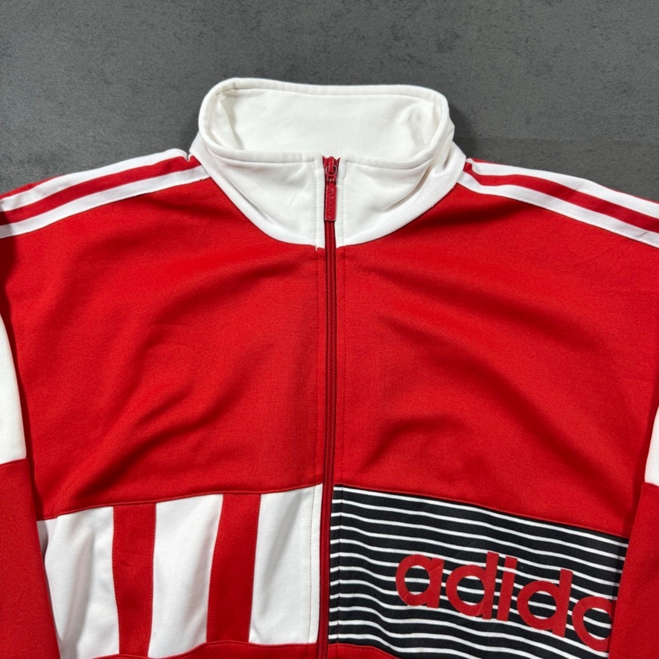 80s〜90s Vintage Adidas Track Jacket red 古着 - 6